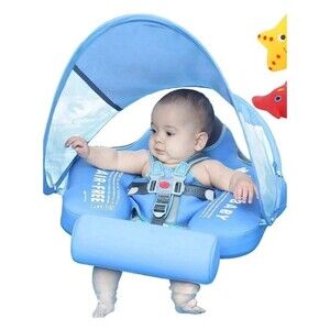 Mambobaby Solid Non-inflatable Newborn Baby Waist Float Lying Swimming Ring Pool